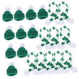 Photo Gallery ligigwash 10 set cappelli e sciarpe natalizi per decorazione bottiglie vino accessori in tema festa colore verde per riunioni e foto festive Photo Gallery ligigwash 10 set cappelli e sciarpe natalizi per decorazione bottiglie vino accessori in tema festa colore verde per riunioni e foto festive