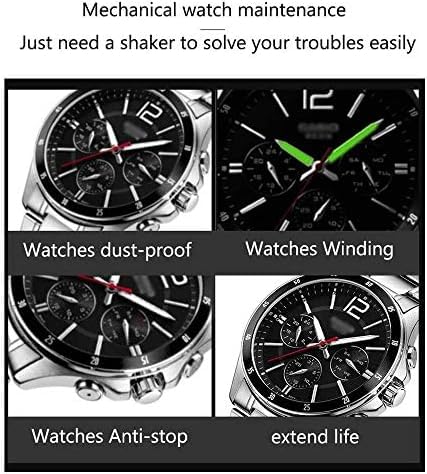 FENOKD Mechanical Watch Shaker White Watch Winder for 2 Watches + 3 Storage, LED Light, Wood Shell Piano Paint Exterior, Quite Motors, Fit Lady and Man Watch