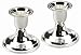 Shabbat Candle Sticks, 2.5-Inch, Silver Plated