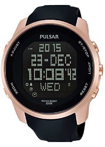 Pulsar Reloj Hombre de Digital con Correa en Caucho PQ2046X1