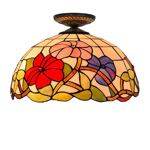 Plafonniers en vitrail anti-éblouissement pour illuminer les couloirs sombres avec style