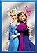 Produktbild Frozen Spiegel mit Anna & Elsa / Wandspiegel mit blauem Kunststoffrahmen (22x 32cm)