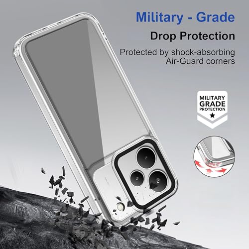 Image of Zapcase Back Case Cover for Realme P4 5G | Compatible for Realme P4 5G Back Cover | Case Cover with Camera Protection | (TPU + PC | Transparent)
