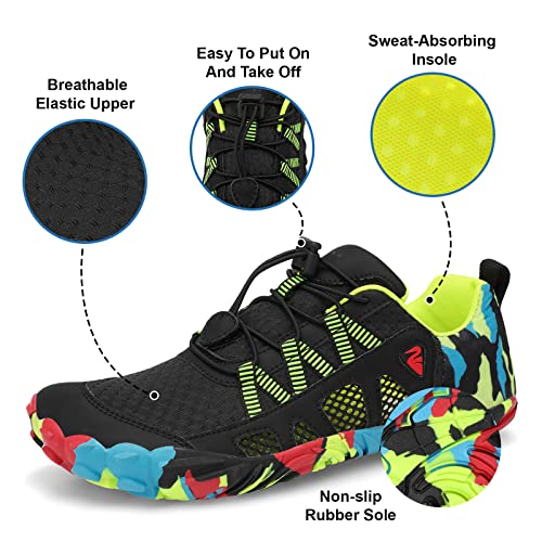 Image of XIHALOOK Athletic Hiking Water Shoes Womens Mens Quick Dry Barefoot for Beach Walking Kayaking Surfing Training