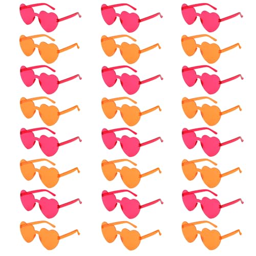 Image of Heart Sunglasses 12 /18 /24 Pcs Heart Shaped Glasses for Women Cute Funny Party Glasses Party Favors Accessories