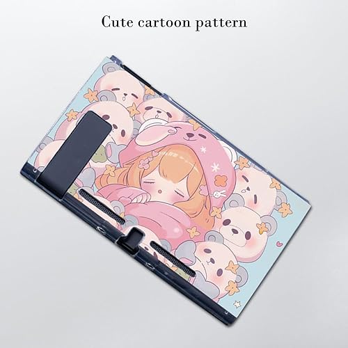 Miniatura 6 de PERFECTSIGHT Funda protectora compatible con Nintendo Switch Funda antiarañazos a prueba de golpes para NS Switch y Joy-Con, bonita funda rígida