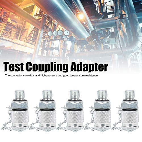 Image of Hydraulic Pressure Test Adapter, Hydraulic Pressure Test Coupling Kit, Thread Testing Connector for Pressures Measuring(UNF1 /2)