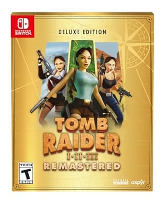 Tomb Raider I-III Remastered protagonizada por Lara Croft Deluxe Edition - Nintendo Switch | Ya disponible en tu tienda friki favorita! En mundofriki.es! Tomb Raider I-III Remastered protagonizada por Lara Croft Deluxe Edition - Nintendo Switch | Ya disponible en tu tienda friki favorita! En mundofriki.es!