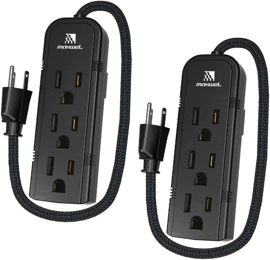 Amazon.com: GE 3-Outlet Power Strip Extension Cord with Multiple ...