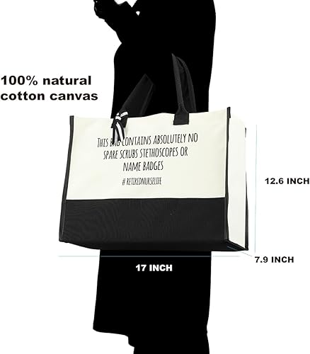 Miniatura 2 de Regalos para enfermeras, bolsa de mano para la escuela de enfermería, regalos de jubilación para mujeres, jubiladas, mamá, sus amigos, compañeros de
