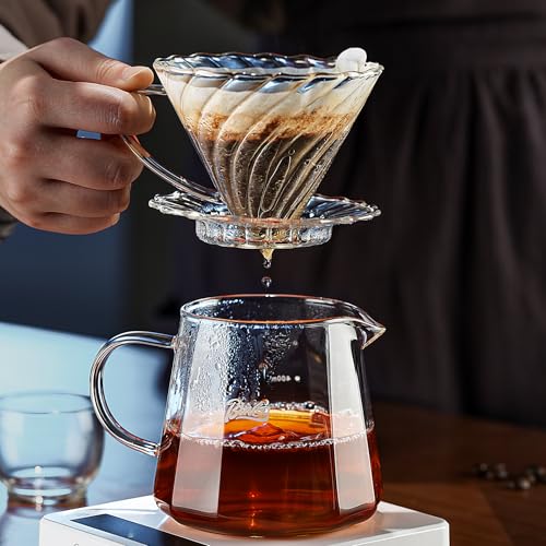 Bincoo All-Glass Pour Over Set