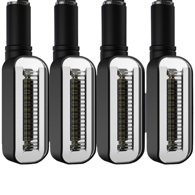 Clignotants de moto à eau qui coule séquentiel et feu arrière DRL 2 en 1 universel
