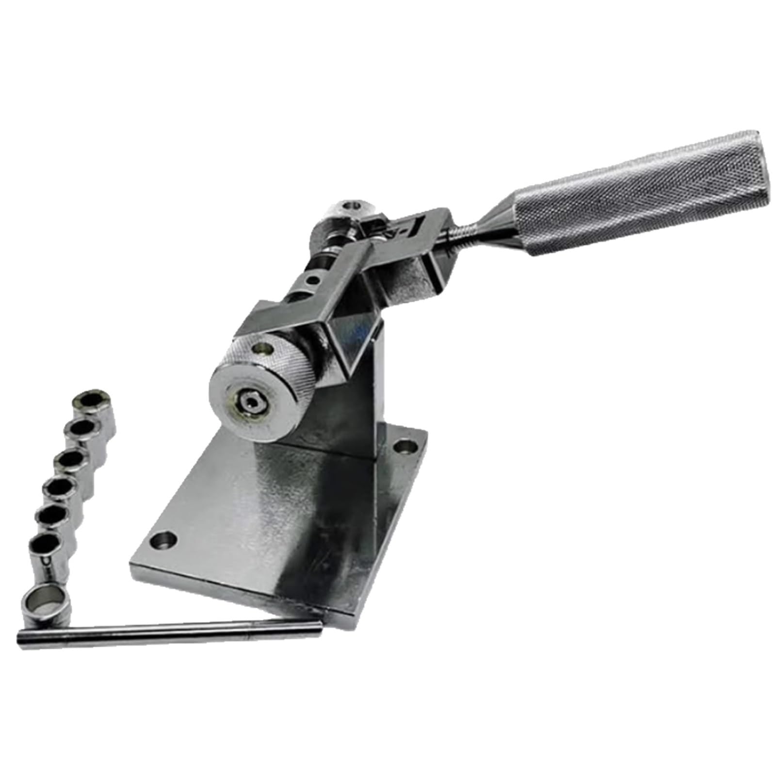 Miniaturowy zestaw narzędzi do rozciągania, małe wyposażenie do produkcji biżuterii, z 6 rolkami i antypoślizgowym uchwytem gwintowanym, rozciągają pierścienie w rozmiarach od 8 do 25