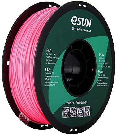eSUN PLA PRO (PLA+) 3D Printer Filament, Dimensional Accuracy +/- 0.03mm, 1kg Spool, 1.75mm, Pink