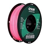 eSUN 1.75mm Pink PLA PRO (PLA+) 3D Printer Filament 1KG Spool (2.2lbs), Pink