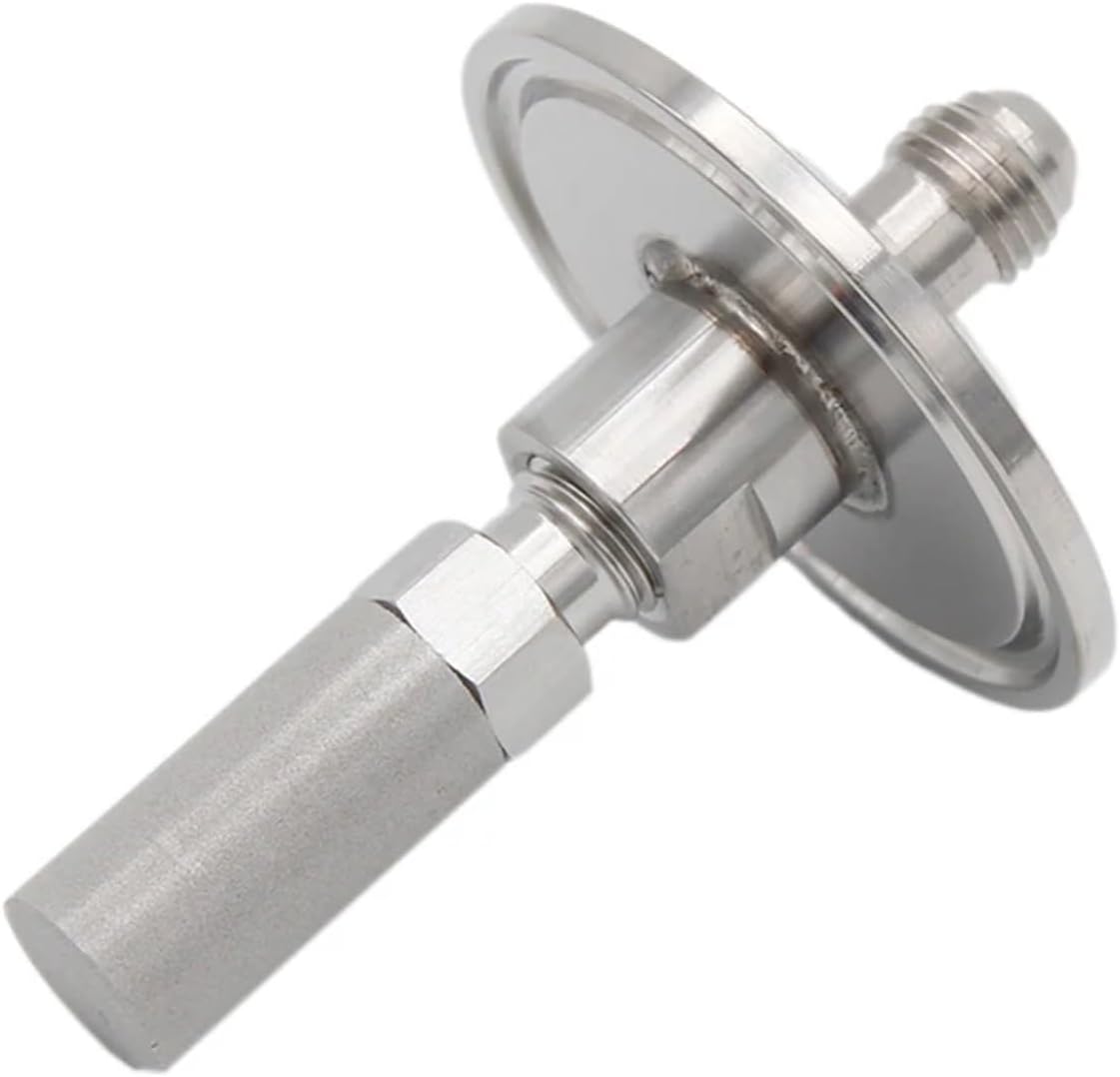 Brewing Equipment 1.5" TC x 1/4" MFL 0.5/2 Micron Homebrew Diffusion Stone, Oxygen Stone, Kegging Homebrew Brewing Equipment(2.0 Micron)