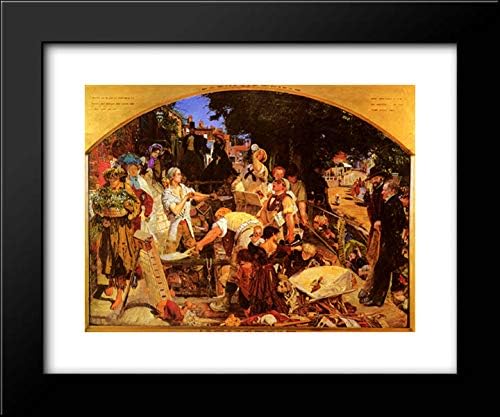 Work 24x20 Framed Art Print by Ford Madox Brown