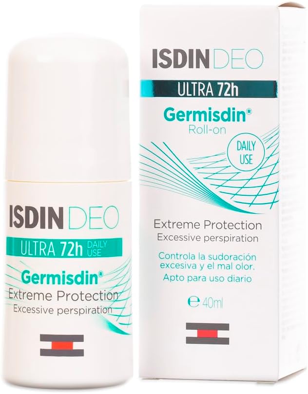 ISDIN Germisdin 72h Anti-perspirant Deodorant | Controls excess sweating and odour (40ml)