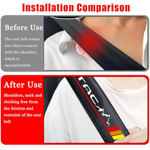 Image of 2PCS Car Seat Belt Cover Pad Seatbelt Pad Accessories (TAC)