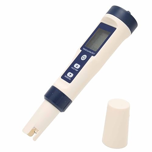Miniatura 7 de Probador de calidad del agua,Probador digital de agua de función 5 en 1, para temperatura de salinidad PH TDS EC probador para prueba de pureza de