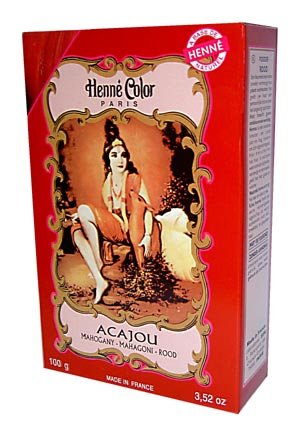 Henna proszek barwienia mahoń Acajou 100 g