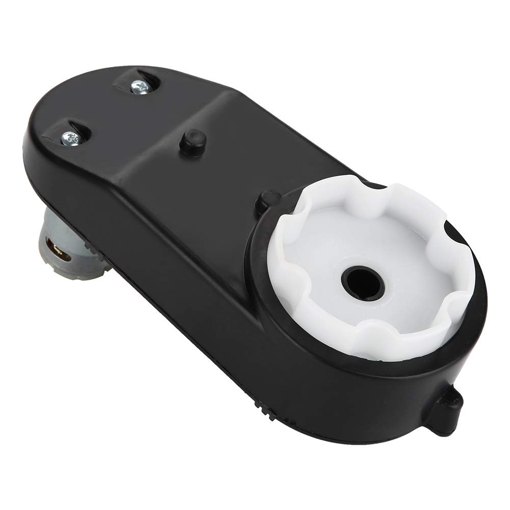 Electric Motor Gearbox, Motor Gear Box, 6V/12V 12000-20000RPM RS390 Children Car Gear Box Metal for Kids Car Toy Replacement Parts(6V 18000RPM)