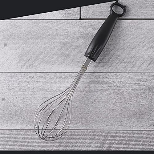 Whisks Small Wire Whisk for Home with Stainless Steel with Resin Handle and Cat-shaped Hanging Hole