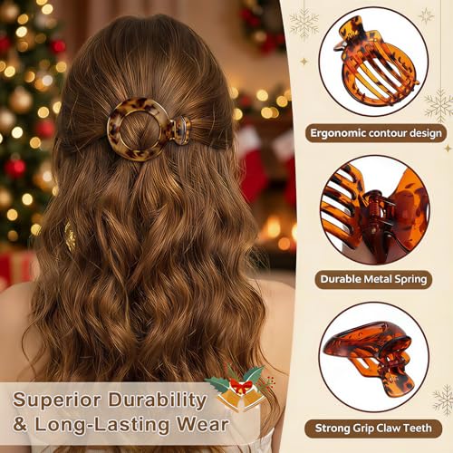 Flat Hair Claw Clips - 4 PCS Small Duckbill Flat Hair Clips for Thin Non-slip Catch Jaw Clamp,Ergonomic Curved Design Clip for Lying, Driving, Hairs Accessories With Strong Hold for Women Girls - Image 2