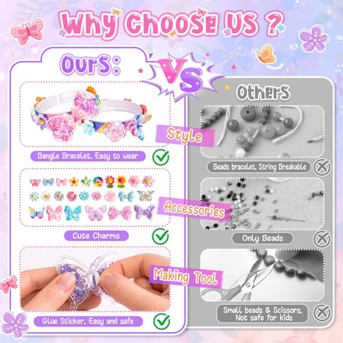 Eichhoo Friendship Bracelet Making Kit - Girls Birthday Present for Ages 5-12 - Art and Craft Kits for Kids, 5-10 Year Old Girls Gifts, Jewellery Making Kit, Party Favors Supplies - Image 4