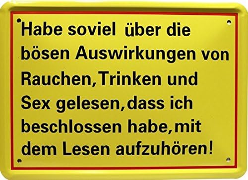 Vintage Blechschild: 'Sex Ist Geil, Aber Traktor Fahren' – Witzige Deko Für Werkstatt & Bar