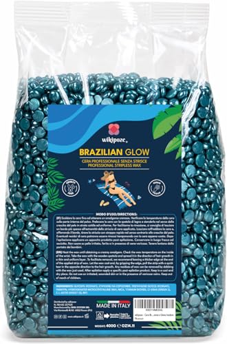 WIKIPOZE Cera Depilatoria Brasiliana 400gr Blu