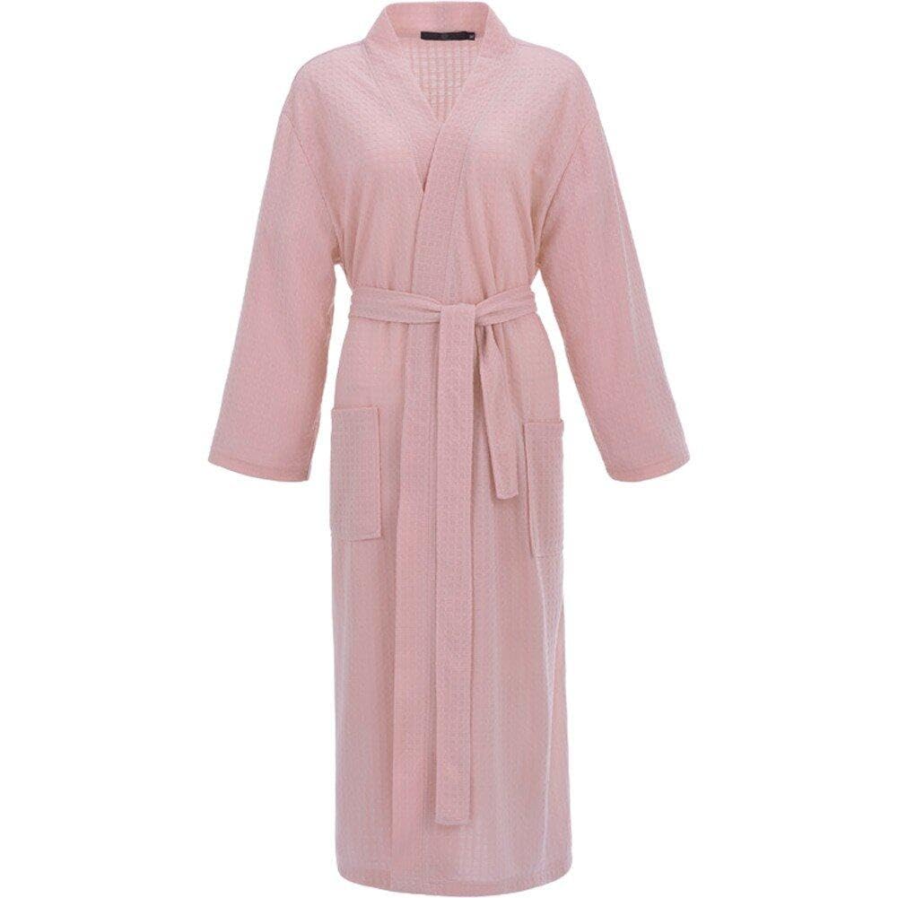 Túnicas para mujeres manga larga kimono baño ropa de casa cómoda para dama