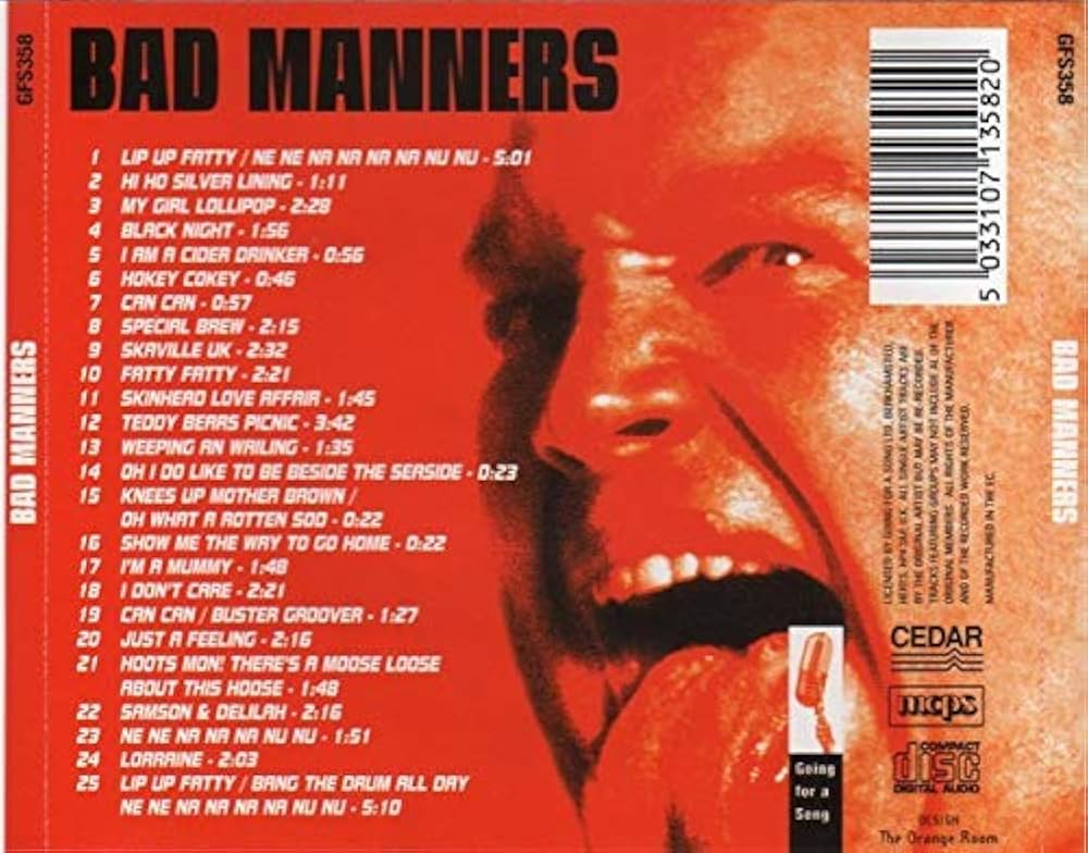 Amazon.co.jp: Bad Manners: ミュージック
