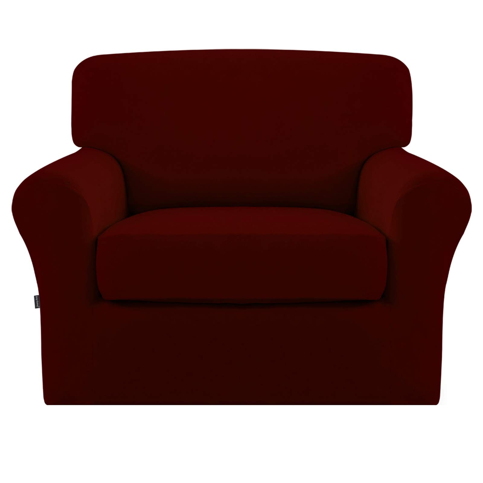 Easy-Going Waterproof 2 Pieces Chair Cover Couch Covers for Sofa