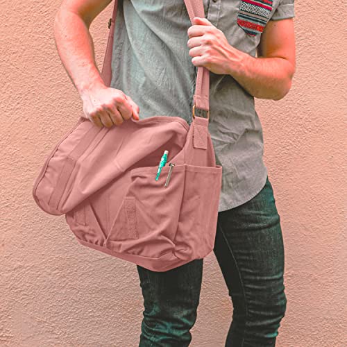 Image of Sweetbriar Classic Messenger Bag - Vintage Canvas Shoulder Bag for All-Purpose Use