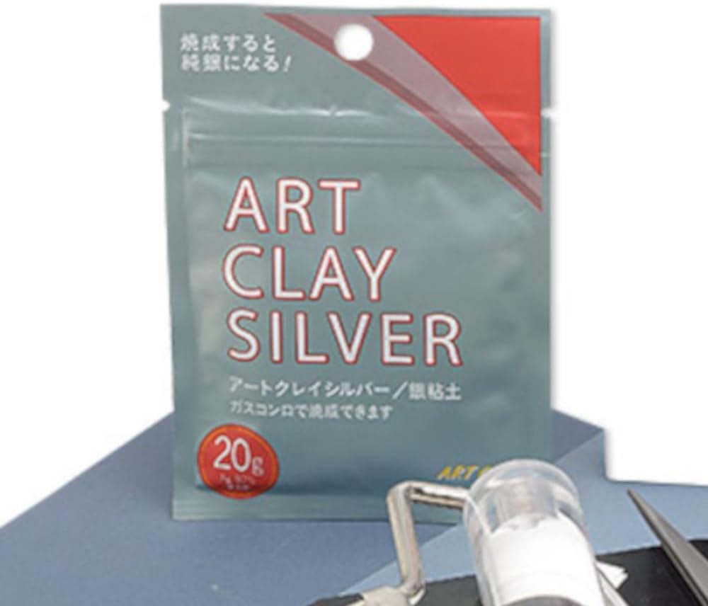FMG Metal Clay Jewelry Making Kit - Precious Silver Metal Starter Kit