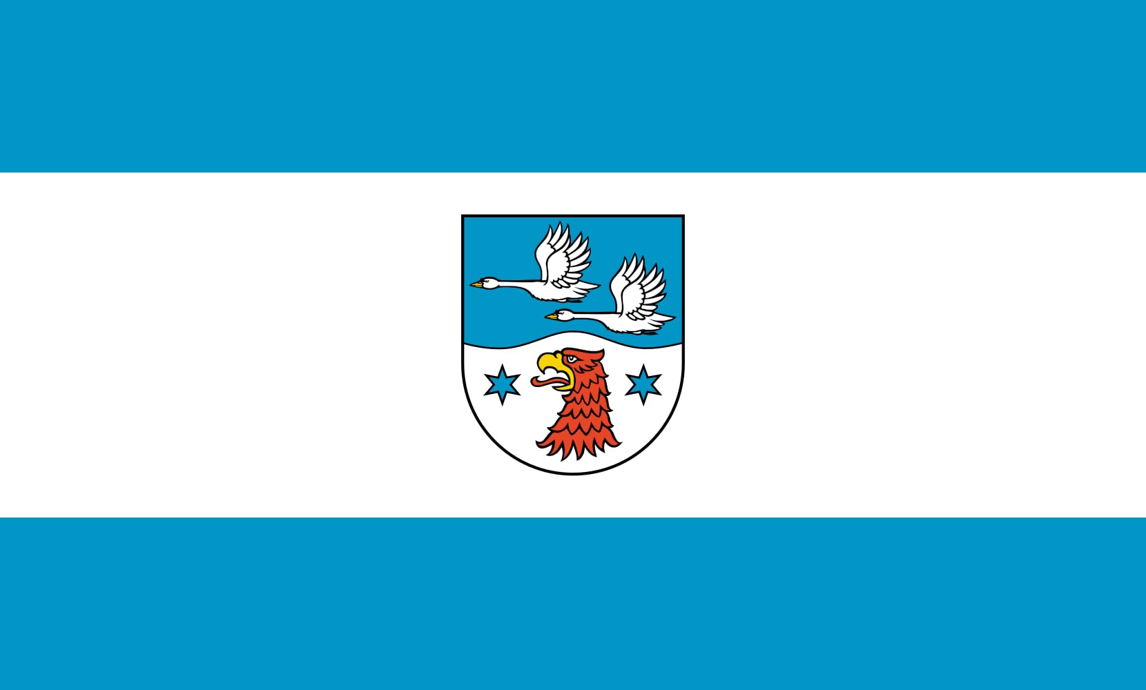 Drapeau paysage Havelland 1.35m² grand format haute résistance pour mât