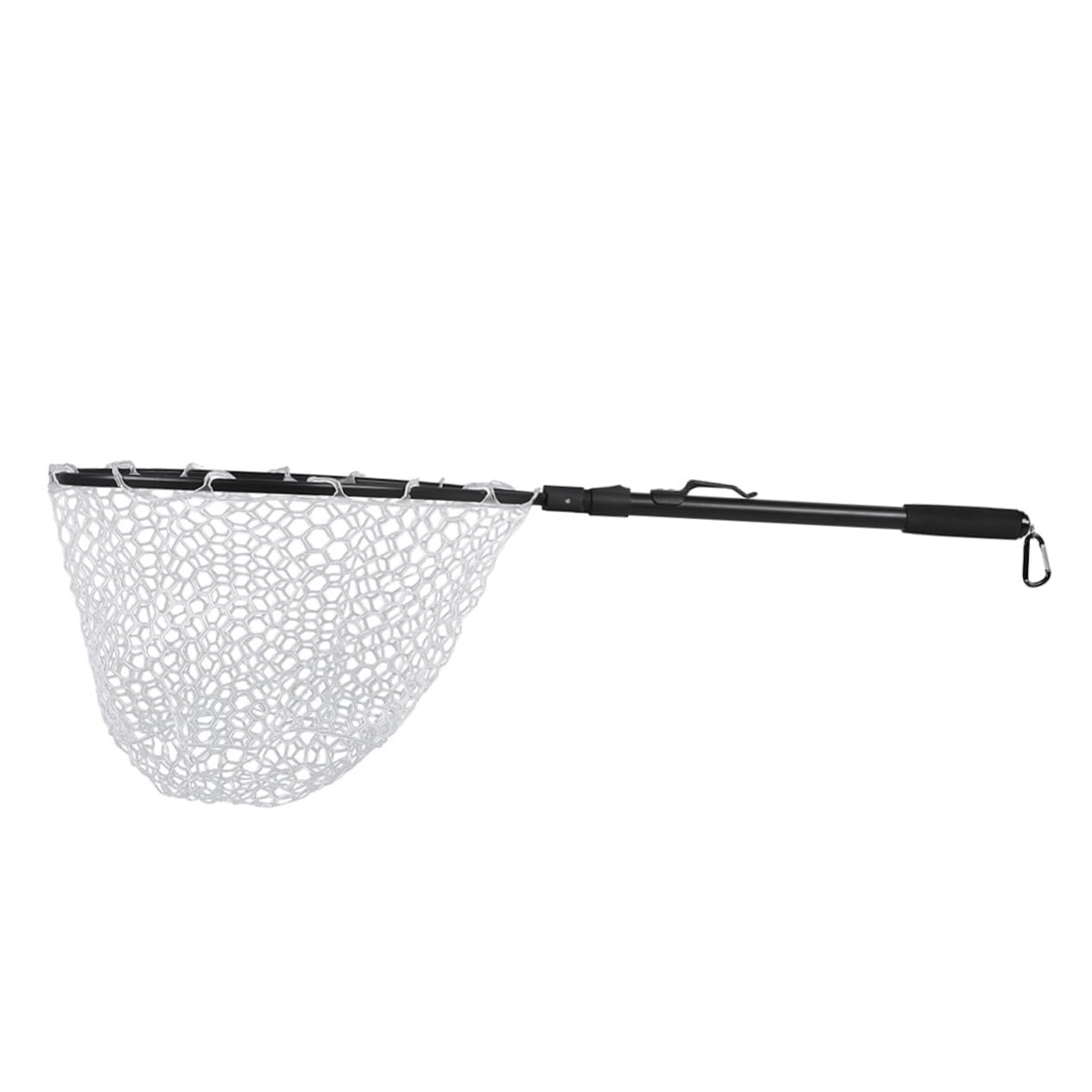 Abaodam Épuisette de Pêche Pliable en Alliage D’Aluminium Noir