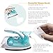 IIMII Mini Travel Steam Iron, Dual Voltage 560W Power, Fast Heat Up, Powerful Steam Burst, Non-Stick Soleplate, Compact Design, Best Travel Quilting Sewing Iron