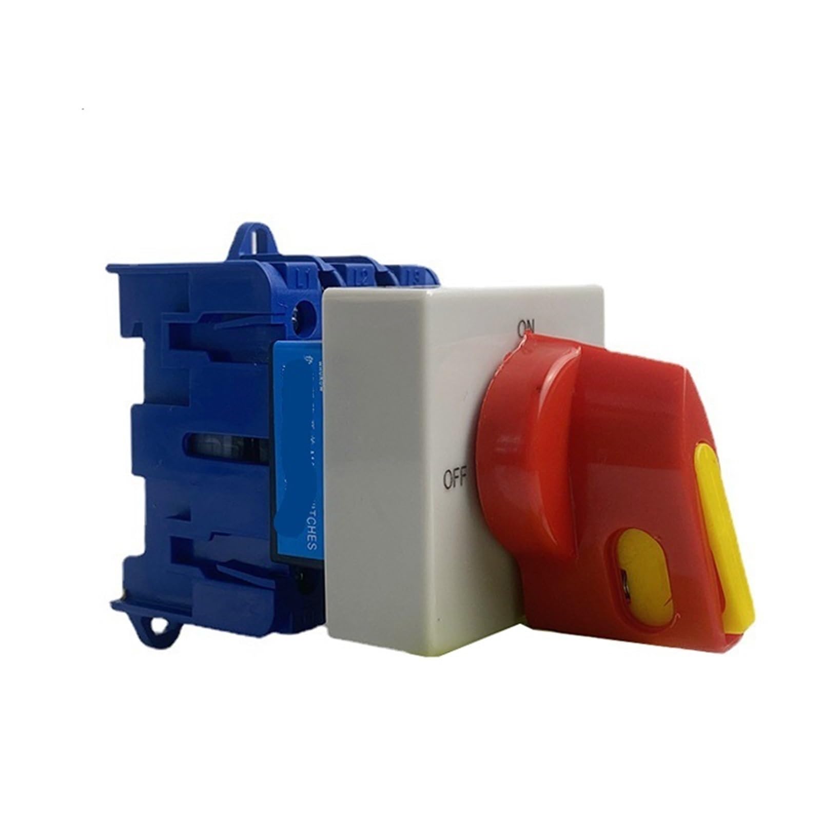 Interrupteur sectionneur triphasé 32A rail DIN commande rotative 690V YMD11-C - 5