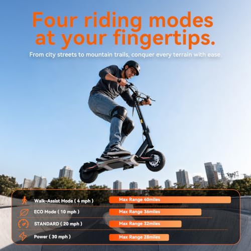 1000W Foldable E-Scooter with Full Lighting