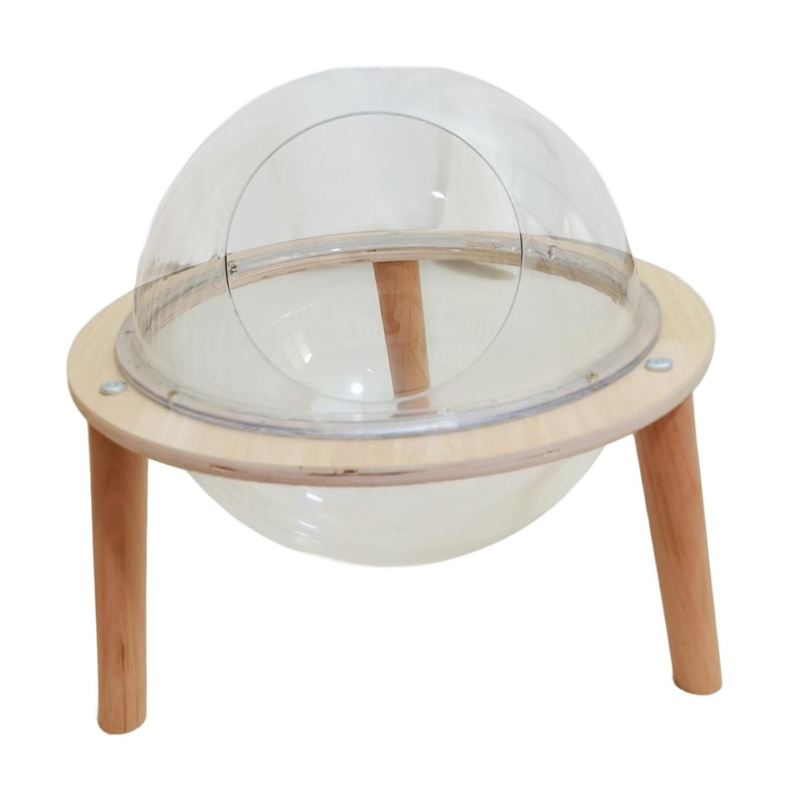 KESOTO Cama para Gatos Space Capsule para Gatos de Interior, Cama para Gatos Pequeños, Casa para Gatos de Juguete Sin Cojín