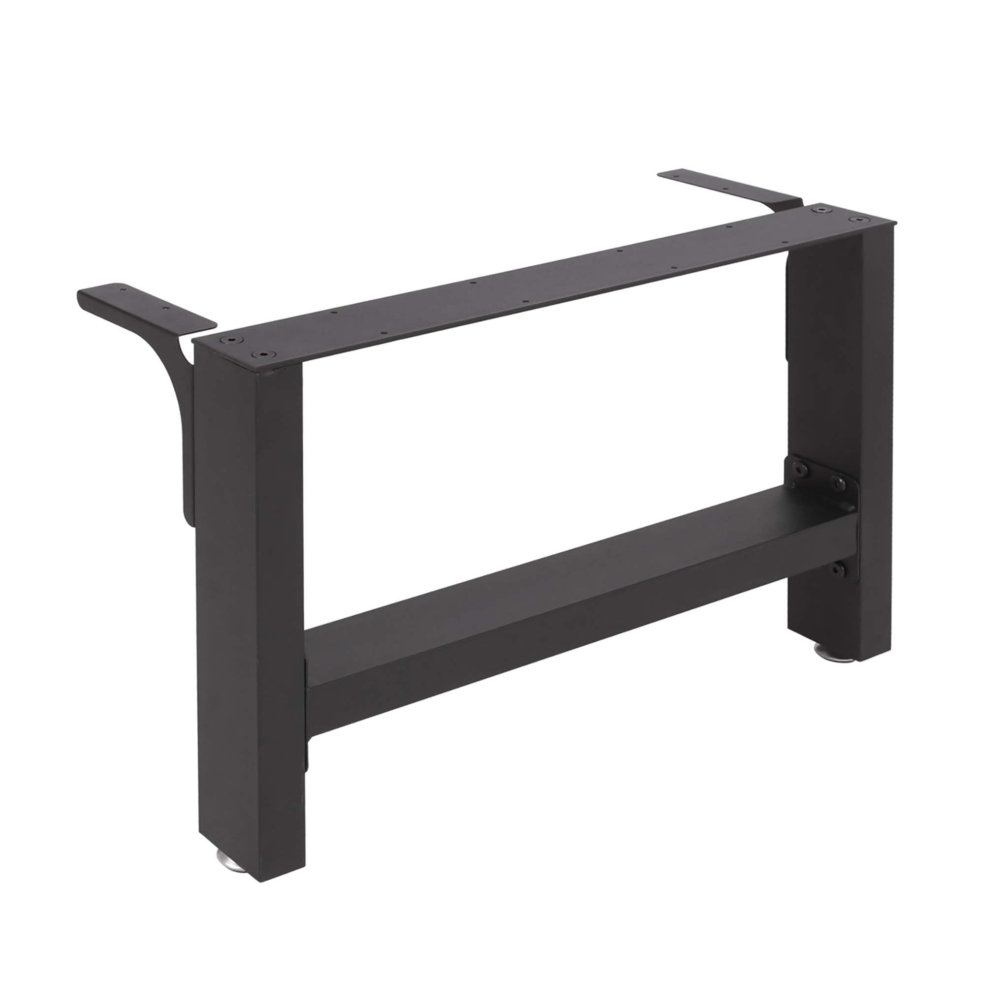 Base Per Tavolo Wiltec 60x72 Cm - Gambe Quadrate In Acciaio Verniciato Nero | Per Tavolini E Comodini - Foto 9