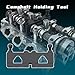 Yuesstloo Camshaft Phaser Timing Chain Tool, Camshaft Holding Tool Crankshaft Pulley Wrench Compatible with VW Chrysler Dodge 3.6L Pentastar Engine, Replace 10369 10200A 10202 10198A 2025200090