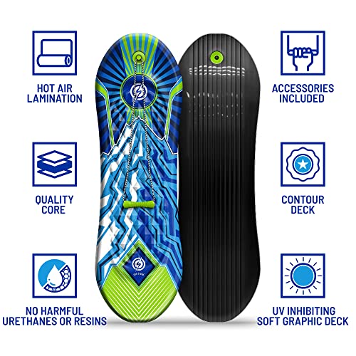 Sno-Storm 48" Snowboard 2Pk // Foam Soft Winter Snow Sled For Adults And Kids, Mix (709960) #TOP3