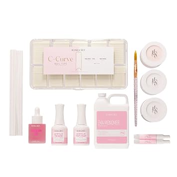Kiara Sky Professional Nails 12 Piece Acrylic Nail Starter Kit