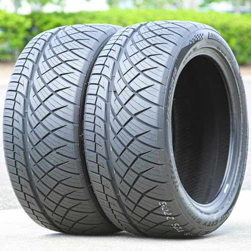 Set of 2 (TWO) Landspider City Sport Truck/SUV All-Season High Performance Radial Tires-275/40R18 275/40ZR18 275/40/18 275/40-18 103W Load Range XL 4-Ply BSW Black Side Wall UTQG 240AA