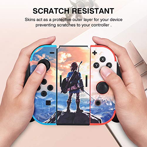 Dlseego Switch Skin Sticker Pretty Pattern Full Wrap Skin Protective Film Sticker Compatible With Nintendo Switch- Zelda Breath Of The Wild #TOP4