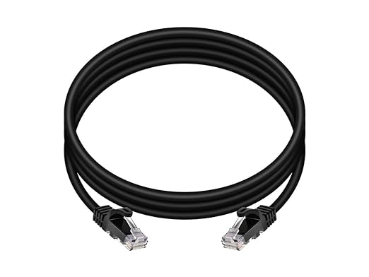 Cable de Red Ethernet Cat6 7ft RJ45 UTP 24AWG 550MHz Monoprice Negro miniatura 4