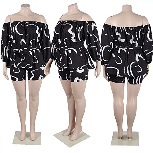 Image of Jigfar Womens Sexy 2 Piece Outfit Floral Print Jumpsuit Clubwear Summer Romper